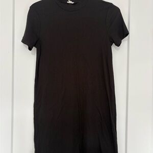 Garage Black Short Sleeve Dress